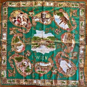 Vintage Wien Souvenir Scarf